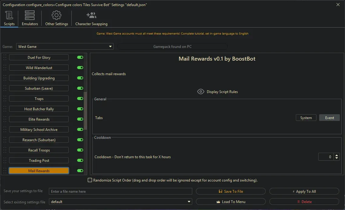 West Game Bot - Butcher Brothers